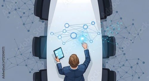 Overhead View of Whiskers on a White Background - A Close-Up Macro Shot