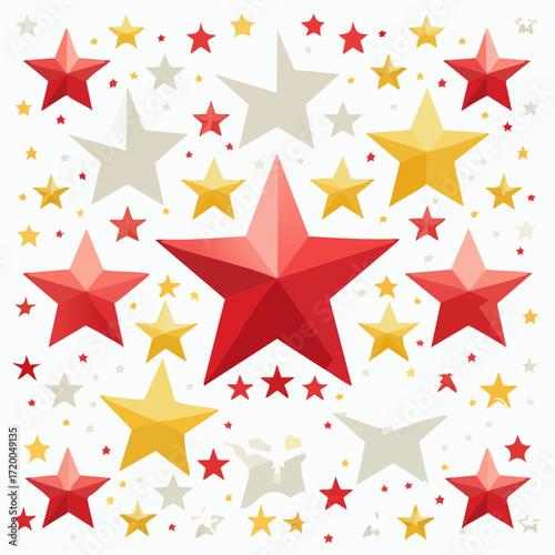 Hintergrund bunte Sterne