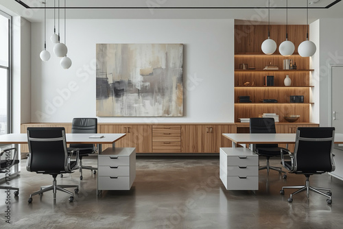 Minimalist modern office