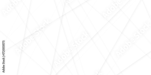 Abstract modern white and gray geometric lines vector background. Squares in bright light with soft shadows as pattern. with geometric line shapes Space design concept