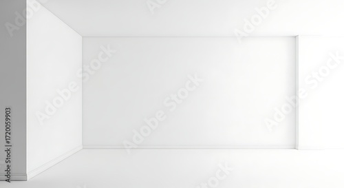 Wallpaper Mural Clean abstract minimalist studio space with soft light and shadows for product display Torontodigital.ca