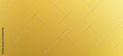 Elegant golden background featuring geometric square and diamond shapes formed by thin, intersecting lines, perfect for adding a touch of luxury to any project
