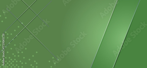 Elegant green background with sleek lines and subtle square patterns creates a modern and sophisticated visual, perfect for adding depth and style to any creative project