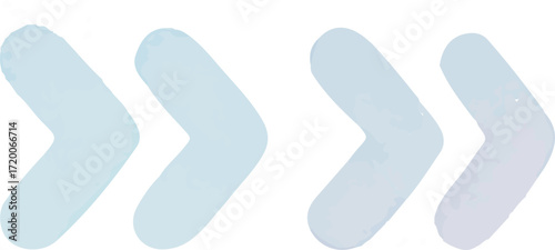 Three light-blue arrow graphic elements.