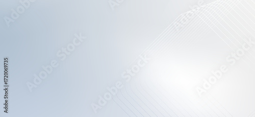 Subtle grey gradient background featuring clean, flowing white lines forming a modern design that adds a sense of elegance and sophistication to the minimalist aesthetic