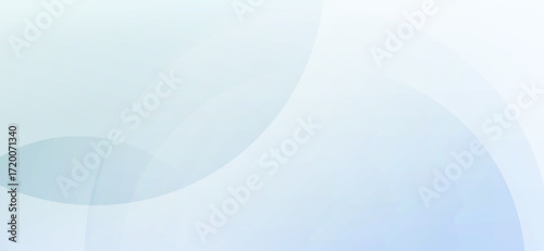 Gentle blend of soft blue and white hues create a soothing backdrop with overlapping circular shapes, adding depth and a sense of calm to this understated design
