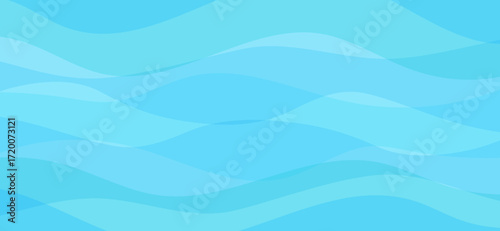 Abstract blue background features soft, overlapping wave patterns creating a calming and serene visual, reminiscent of water with varying shades of light blue