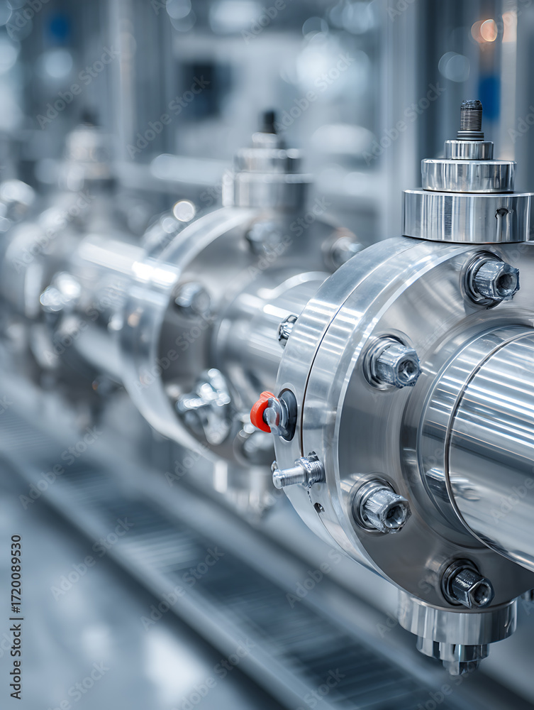 Obraz premium Close-up of Luxurious and modern industrial equipment