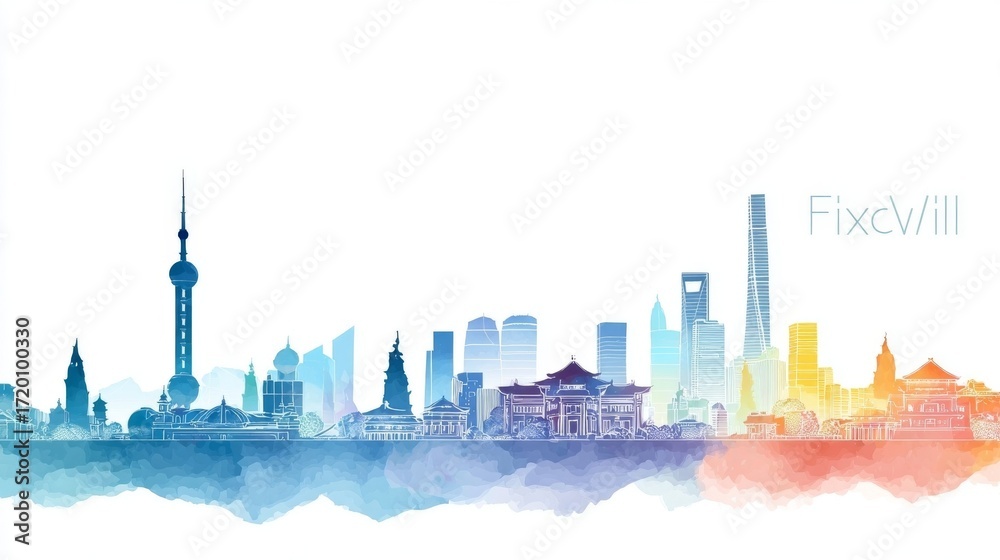 Obraz premium new york city skyline