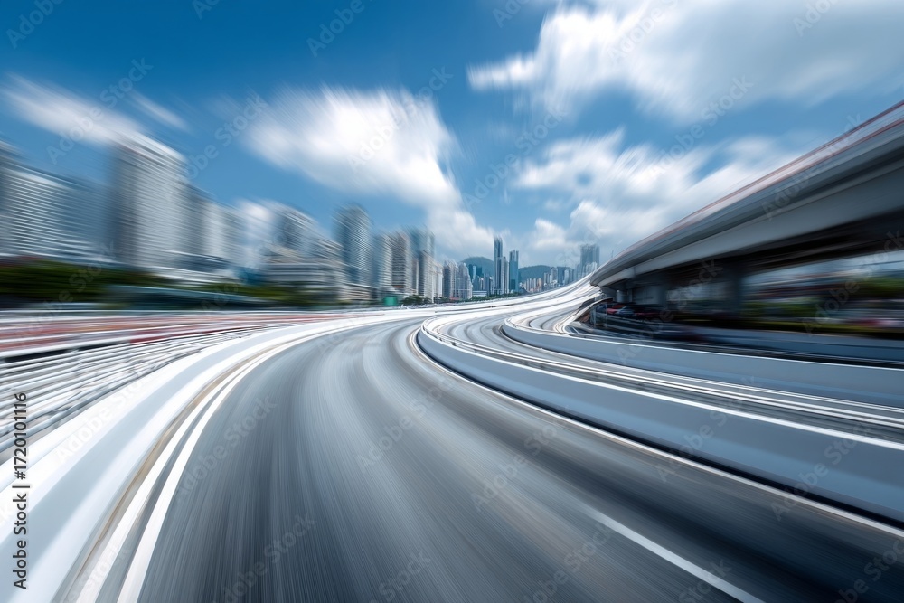 Obraz premium traffic in hong kong