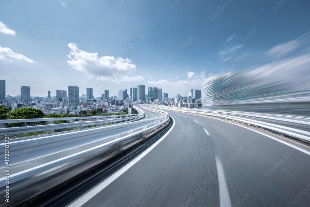 Fototapeta premium traffic on highway