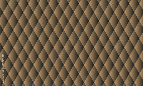 Vector art of brown diamond pattern texture background