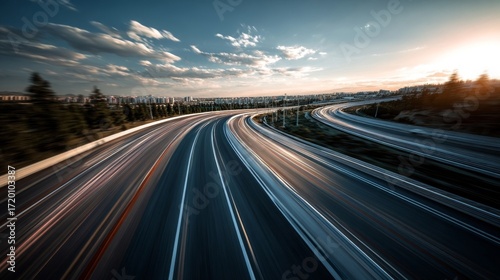 highway at night
