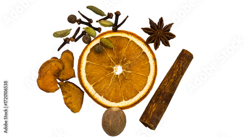 cinnamon sticks and anise