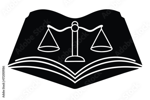 law book vector icon