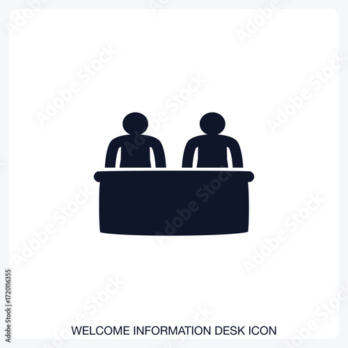 Welcome Information Desk Icon