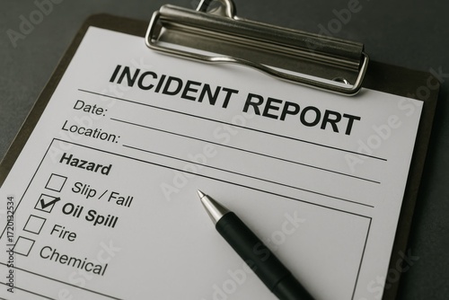 Incident reports are crucial for documenting oil spills and addressing safety issues effectively