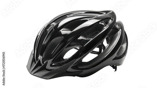  Bicycle gray helmet with adjustable straps isolated on transparent white background.png