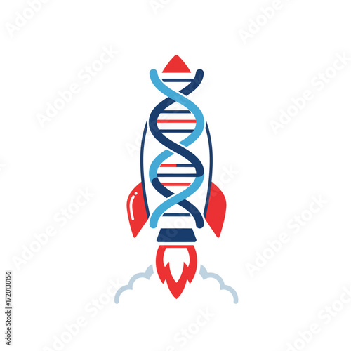 DNA Rocket Launch - Biotechnology and Scientific Innovation