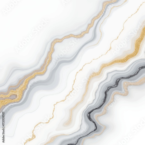 marble whit gold and gray White marble background texture natural stone pattern vector design.