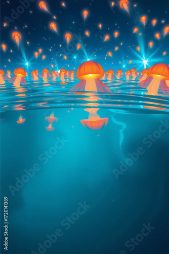 A Lagoon Where Jellyfish Pulse Like Lant