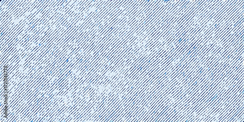 Abstract background with diagonal blue dashed lines and subtle blue speckles on a light blue textured surface