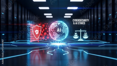 Secure your AI future with strong cybersecurity and ethical AI framework in advanced data center for global innovation and trust