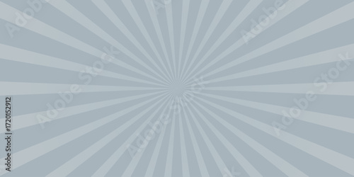 Radial sunburst pattern in light and medium grey tones emanating from the center background abstract