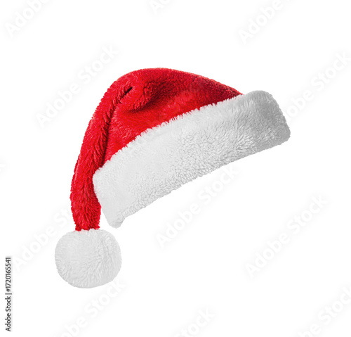 Santa Claus helper, closeup object. Isolated on transparent background. Christmas and New Year celebration