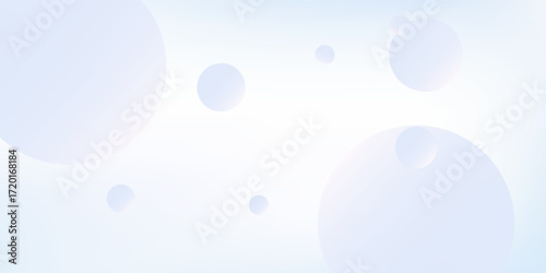 3D ball abstract Background. Soft Gradient with minimal bounce ball with shadow and light effect. Realistic 3d bubble background