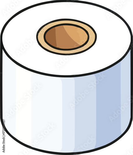 White label roll ready for your brand message here