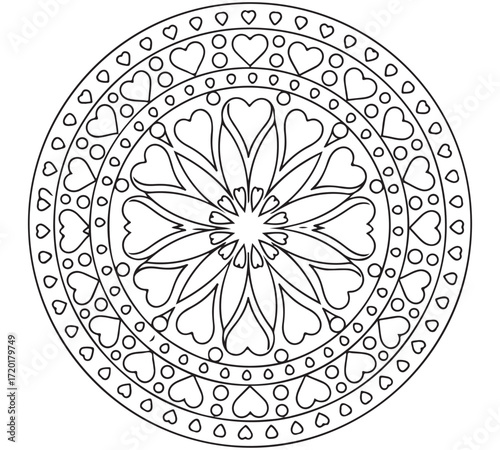Intricate Mandalas Coloring Collection  for adults and kids