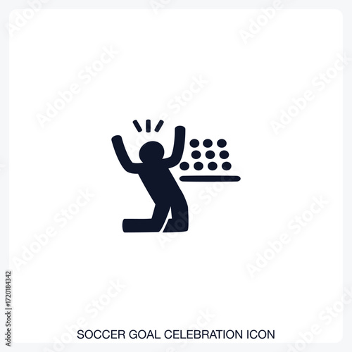 Soccer Goal Celebration Icon