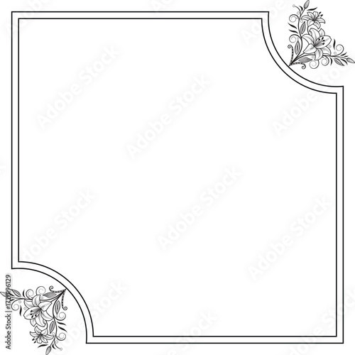 vector frame for text