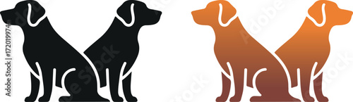 Dog logo symbol Vector Art, Icons, and Graphics for designers