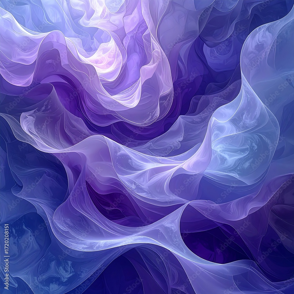 Obraz premium Abstract swirling fabric design