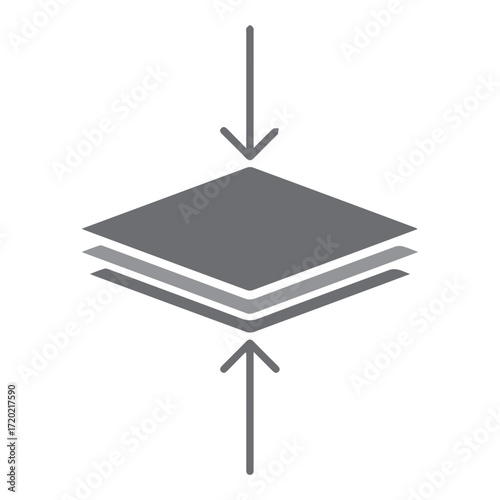 Layers Compression Icon