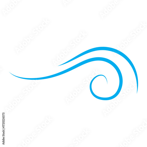 Wind vector icon.