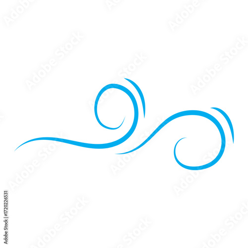 Wind vector icon.