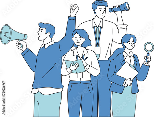 Team of Professionals Leadership and Analysis
