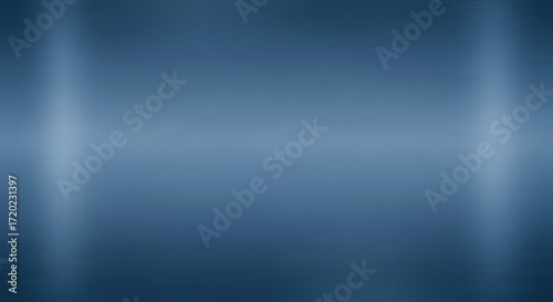 Brushed Blue Metal Background Texture with Light Reflections