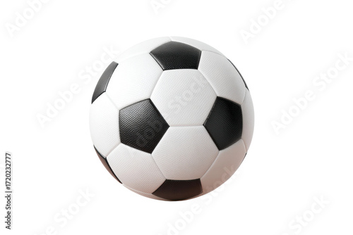 Wallpaper Mural Classic black and white soccer ball isolated on white background, cut out Torontodigital.ca
