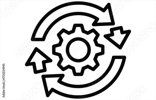 Vector art of continuous line drawing of a man celebrating victory on his knees with raised fists