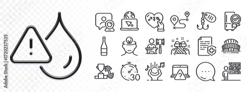 Sports stadium, Genders and Online question line icons for web app. Glare of light effect. Message icon. Pack of Auction, Business skill, Gift pictogram icons. Vector