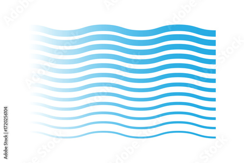 Waves line set. Wave ornament pattern. Set of wavy zigzag lines. Wave thin line background. Vector zigzag and wavy horizontal underline. Vector