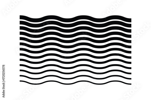 Waves line set. Wave ornament pattern. Set of wavy zigzag lines. Wave thin line. zigzag and wavy paint line set. squiggly horizontal curvy squiggles