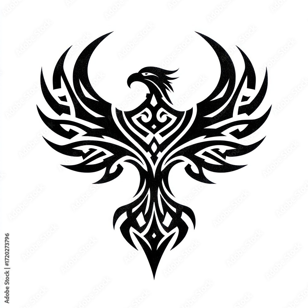 Obraz premium Tribal eagle design