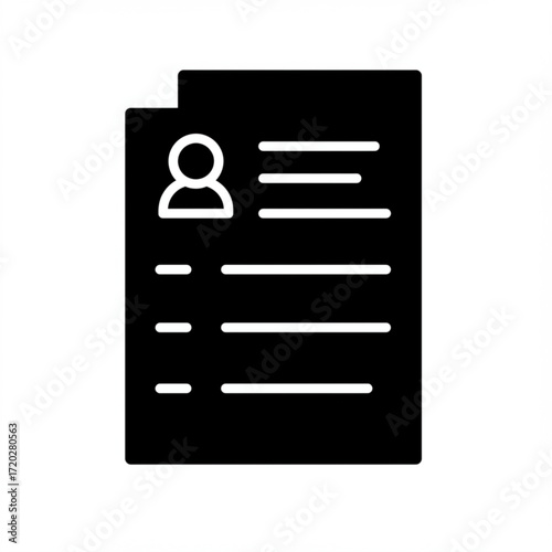 Bulk mail list document with user profile information layout  