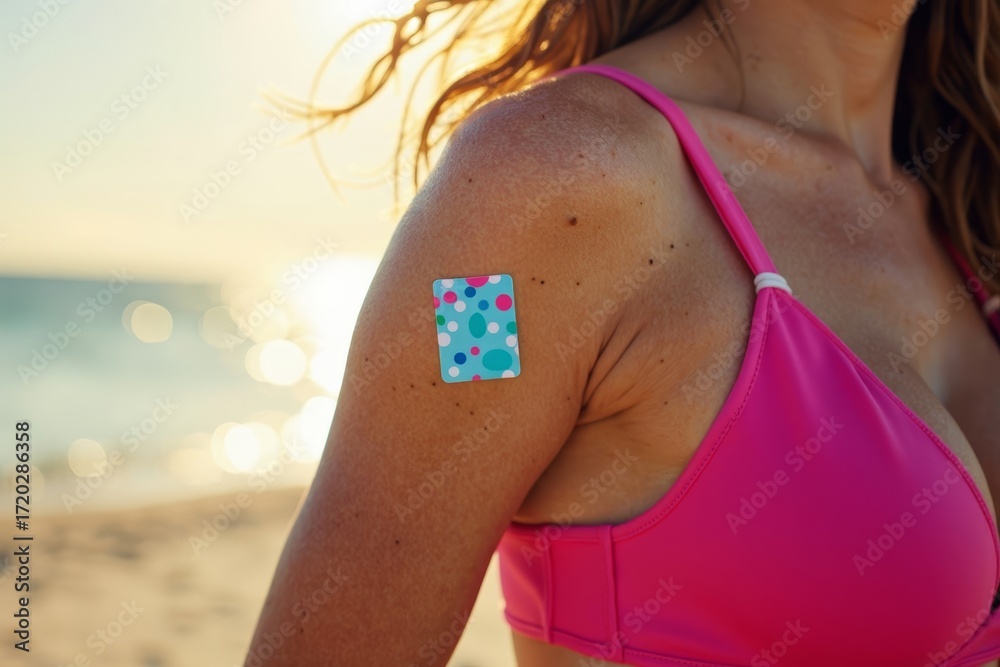 Fototapeta premium of safe and stylish birth control for women.