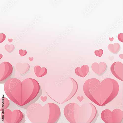 Hintergrund Herzen in pink